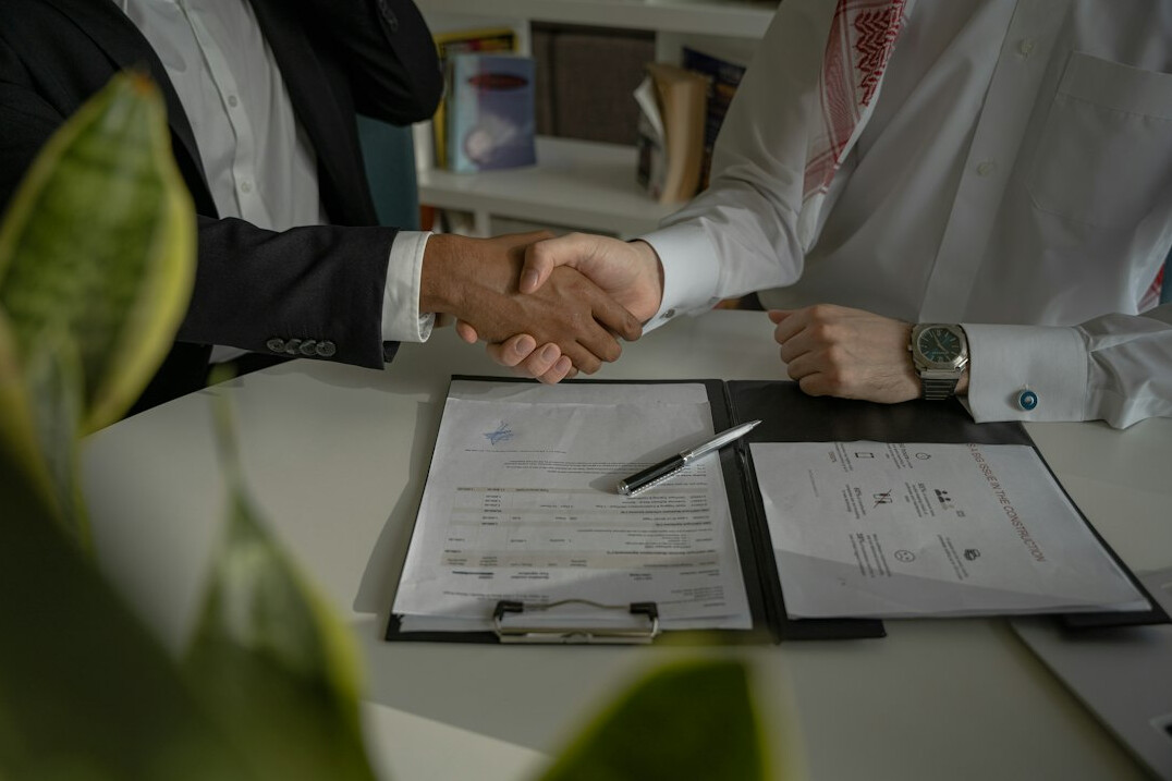 business professional handshake